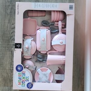 Modern Kids Cookware Set - Pink